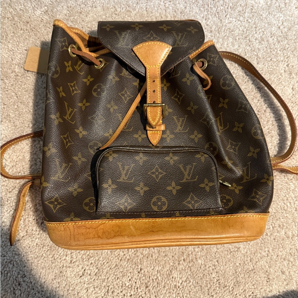 Louis Vuitton Montsouris MM Brown Classic Backpack